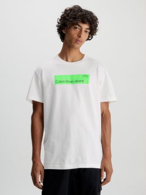 aus Baumwolle J30J324018YAF Klein® Calvin | Logo-T-Shirt