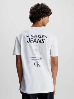 Calvin Klein Jeans Cotton Monogram T-Shirt White