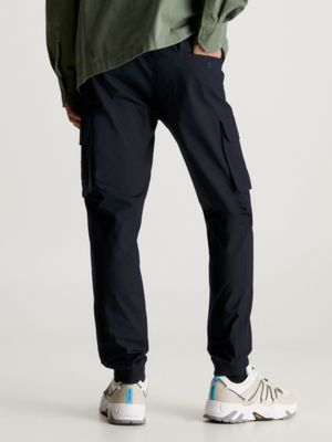 Calvin Klein Jeans Black Cotton Cargo Pants