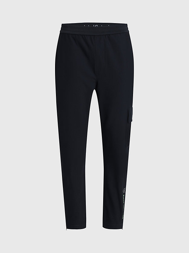 pantalon de jogging cargo slim ck black pour hommes calvin klein jeans