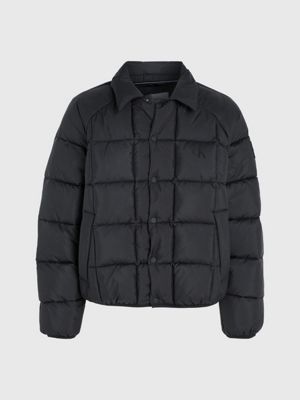 Mens padded shirt on sale jacket