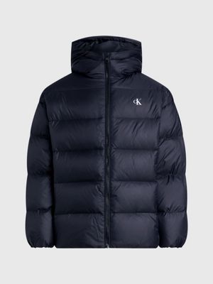 Calvin klein men's store oversized puffer bomber jacket