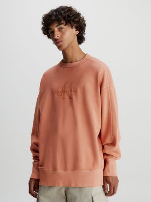 Calvin Klein Women's Sweatshirt with Round Neck Calvin Klein - Monogram  Logo Washed. 8719855293179 #168