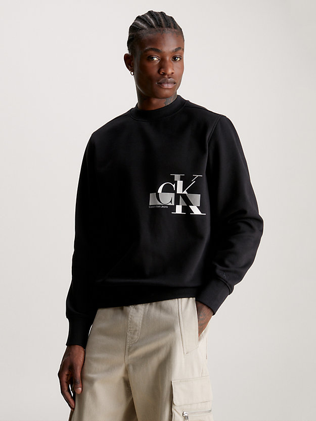 Cotton Blend Fleece Sweatshirt Calvin Klein® | J30J324092BEH