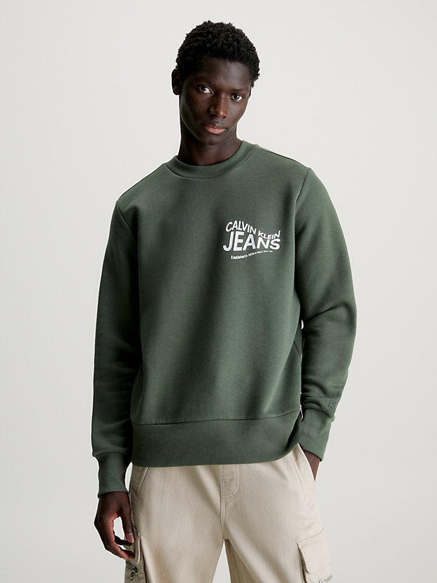 Cotton Blend Fleece Sweatshirt Calvin Klein® | J30J324099LLP