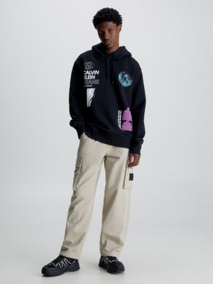 J30J324103BEH Multi Klein® Relaxed | Logo Hoodie Calvin