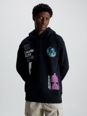 Relaxed Multi Logo Hoodie Calvin Klein® | J30J324103BEH | Sweatshirts