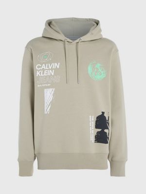 Relaxed Multi Logo Hoodie Calvin Klein®