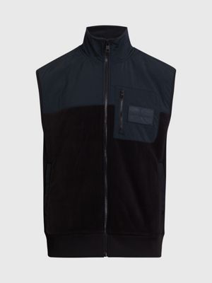 Mens polar 2025 fleece vest