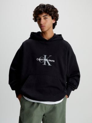 Oversized Monogram Hoodie Calvin Klein® | J30J324118BEH | Sweatshirts