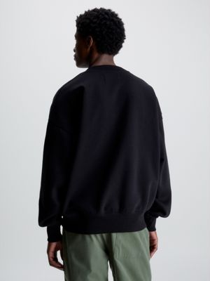 Mens oversized crew on sale neck