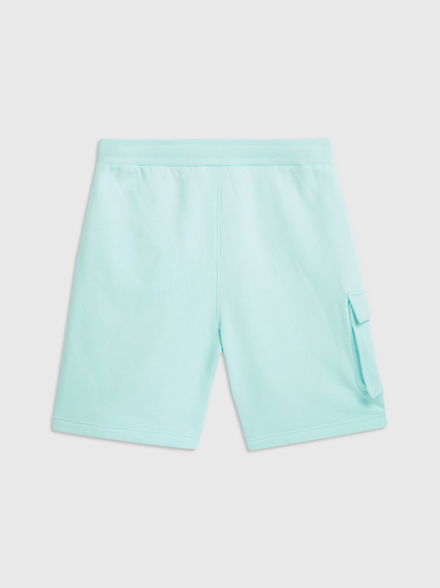 spring mint relaxed cargo jogger shorts for men calvin klein jeans
