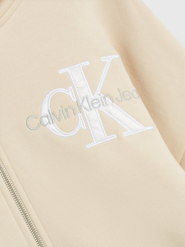 MUSLIN Sweat-shirt à capuche surdimensionné et zippé for hommes CALVIN KLEIN JEANS
