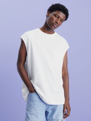 Calvin Klein - crew neck logo tank top regular fit - men - men