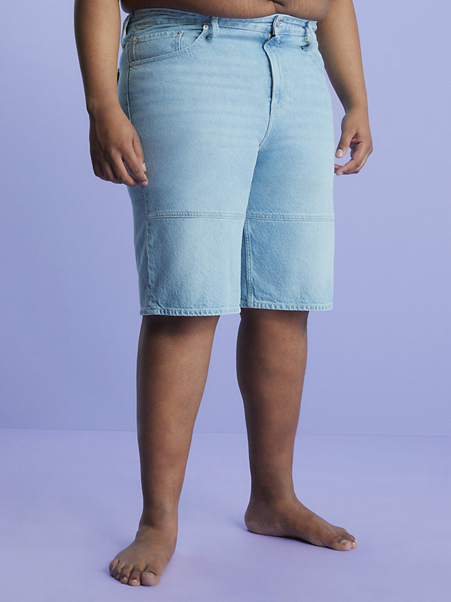 denim 90's loose denim shorts for men calvin klein jeans