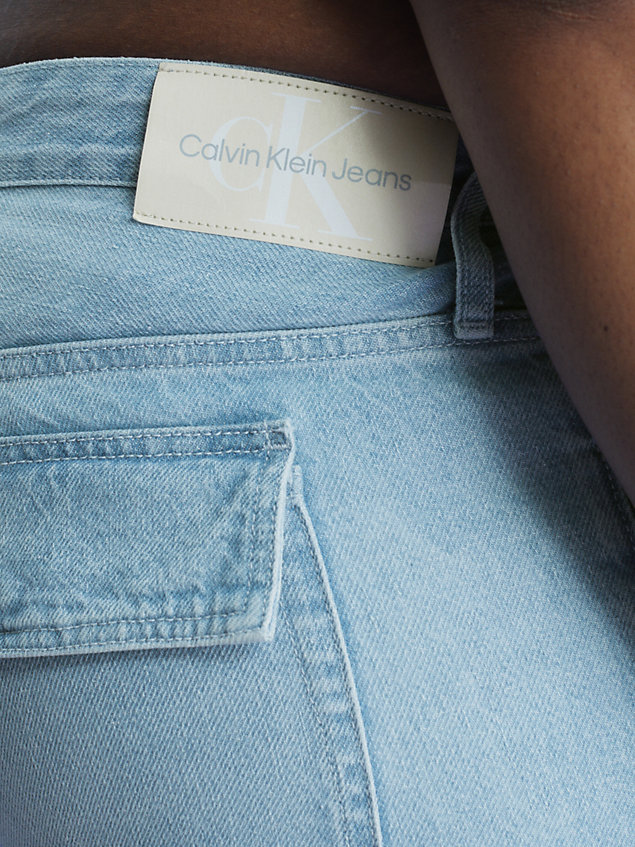 denim 90's loose utility jeans voor heren - calvin klein jeans