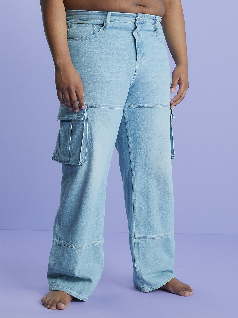 DENIM LIGHT 90's Loose Utility Jeans undefined men Calvin Klein