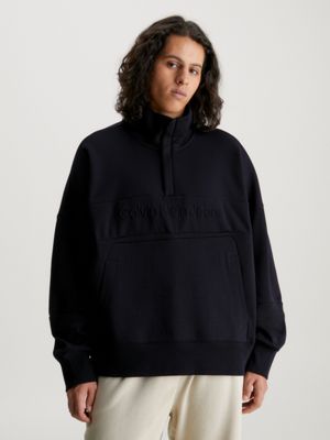 Sweat zippé oversize avec capuche