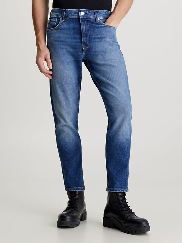 denim medium jeansy dad dla mężczyźni - calvin klein jeans