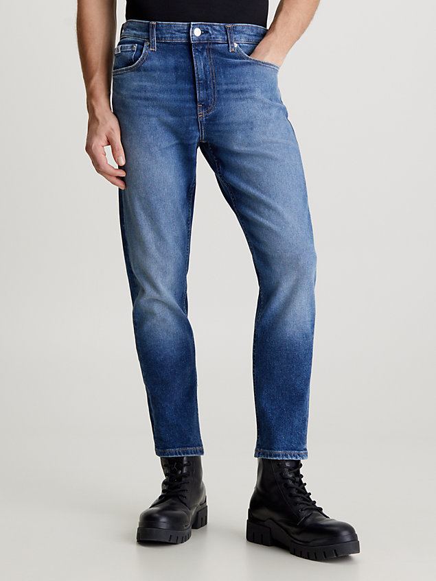 denim jeansy dad dla mężczyźni - calvin klein jeans