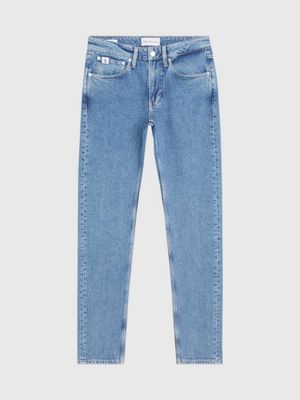 Mens light shop wash tapered jeans