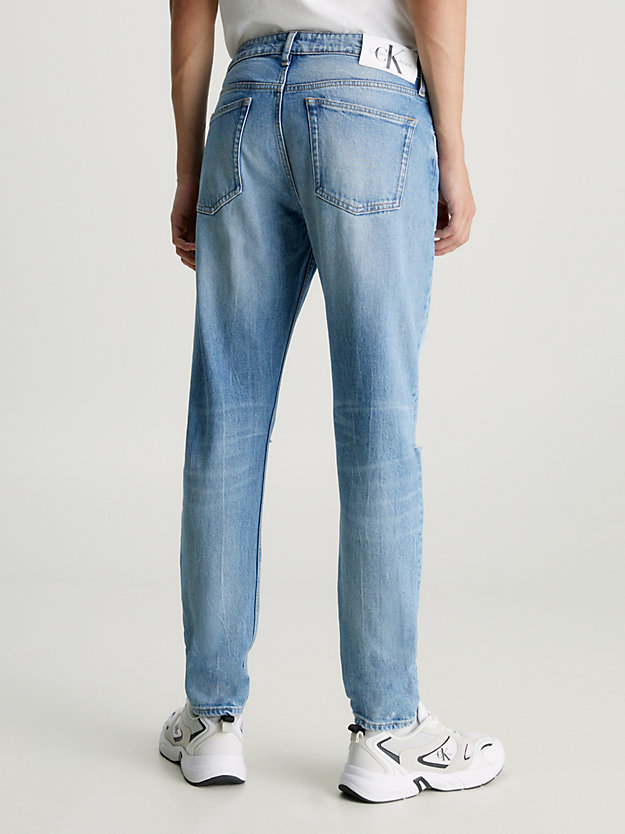 denim medium jeansy slim tapered dla mężczyźni - calvin klein jeans