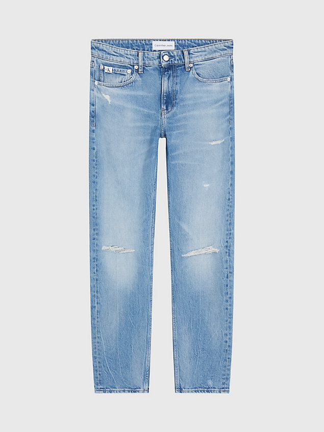 denim slim tapered jeans for men calvin klein jeans