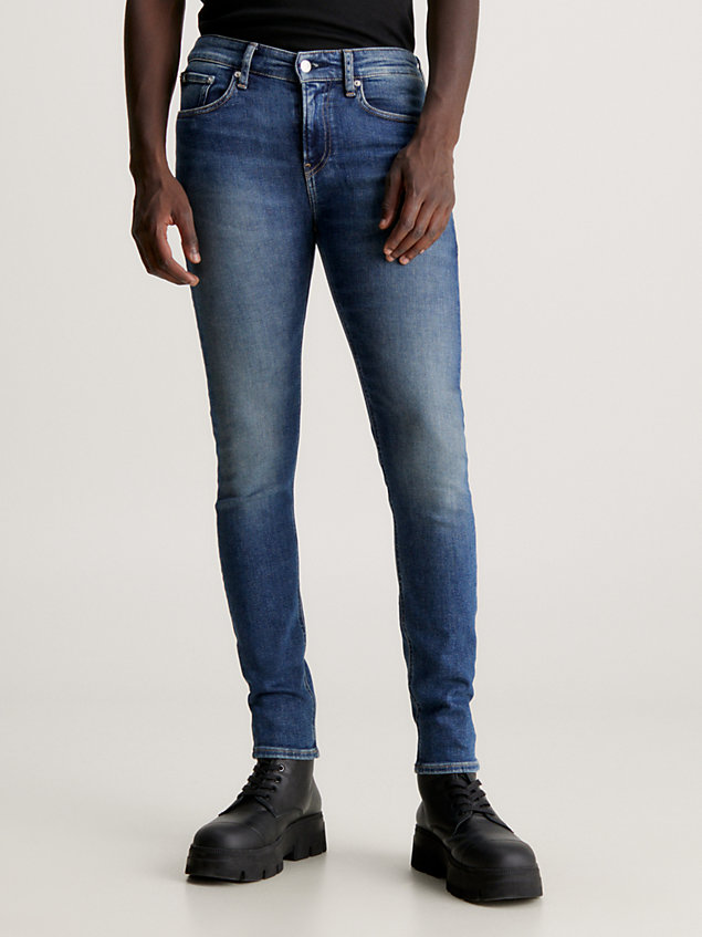 denim skinny jeans für herren - calvin klein jeans