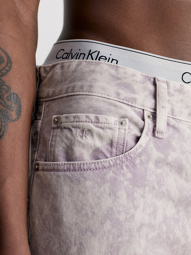 90's loose jeans riciclati purple moon da uomo calvin klein jeans