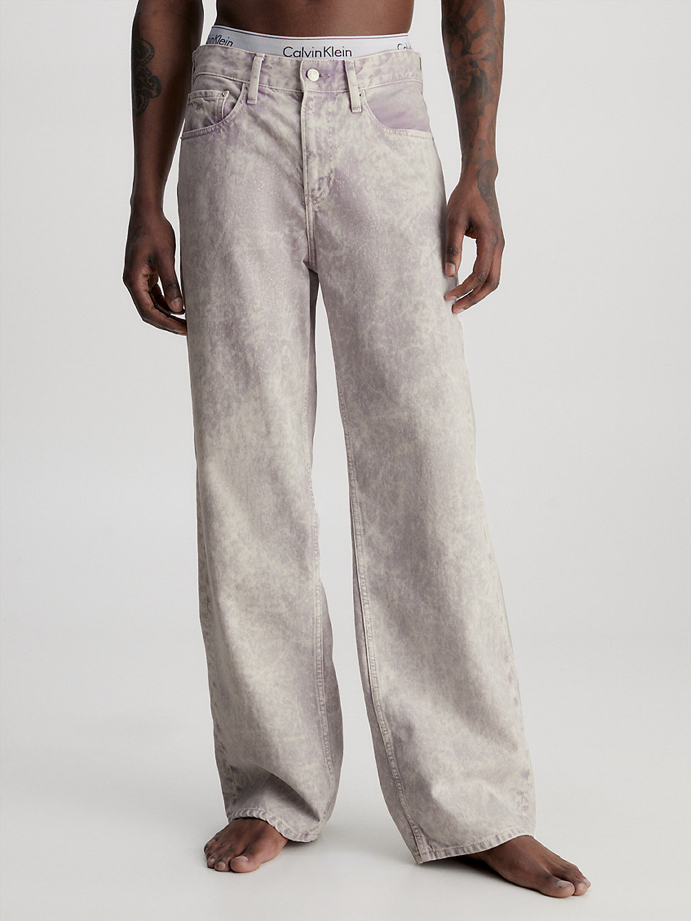 PURPLE MOON Gerecyclede 90's Loose Jeans undefined heren Calvin Klein