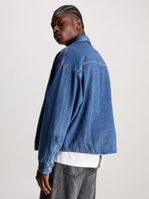 Veste en jean calvin klein online homme