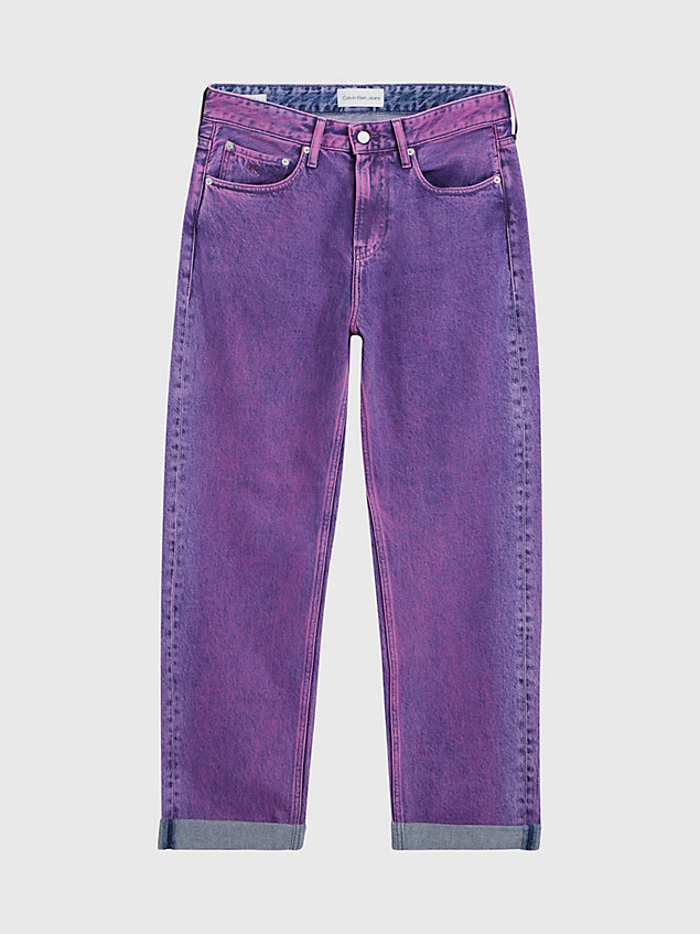 90's straight jeans pink da uomo calvin klein jeans