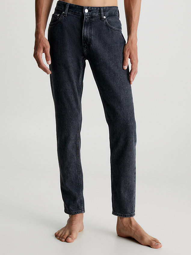 black jeansy dad dla mężczyźni - calvin klein jeans