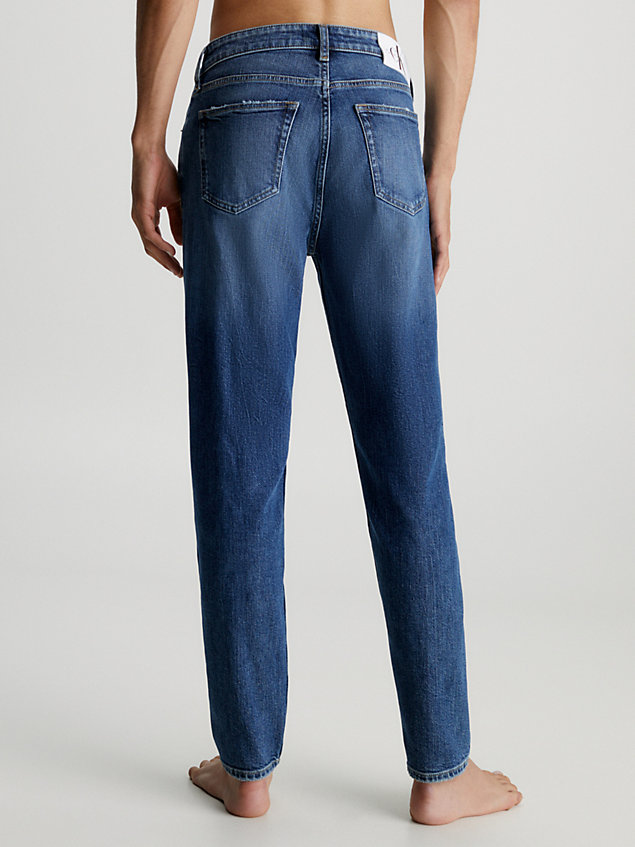 tapered jeans blue de hombre calvin klein jeans