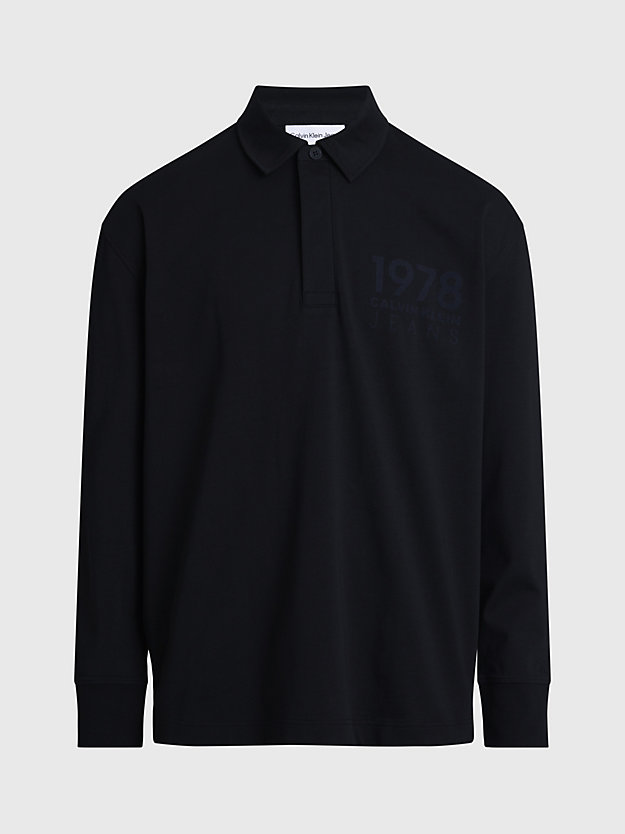 Oversized Langarm-Poloshirt Calvin Klein® | J30J324336BEH
