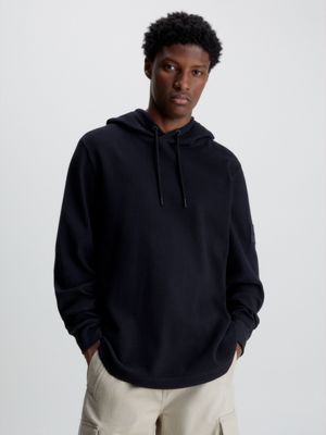 Cotton Waffle Badge Hoodie Calvin Klein® | J30J324338BEH