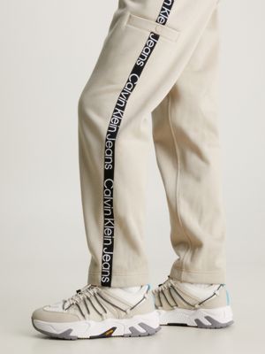 Calvin klein best sale logo tape joggers