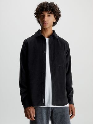 Black corduroy shirt outlet mens