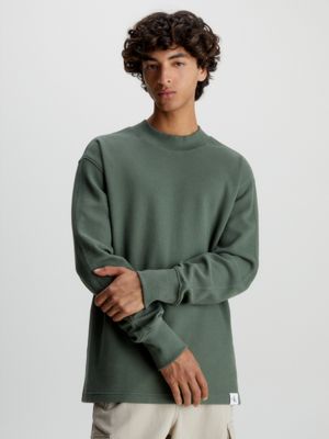 Relaxed Long Sleeve Waffle T-shirt Calvin Klein® | J30J324532LLP