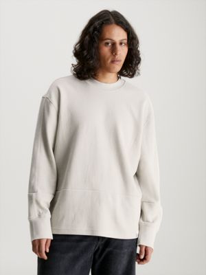 Relaxed Long Sleeve Waffle T-shirt Calvin Klein®