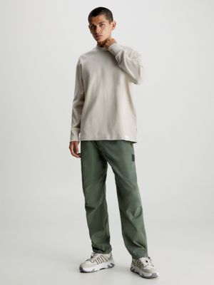 Relaxed Long Sleeve Waffle T-shirt Calvin Klein®