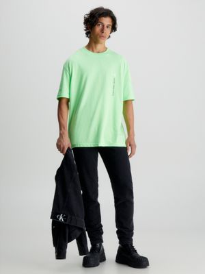 Oversized T-Shirt aus Calvin Klein® Baumwoll-Mix J30J324540M0Q 