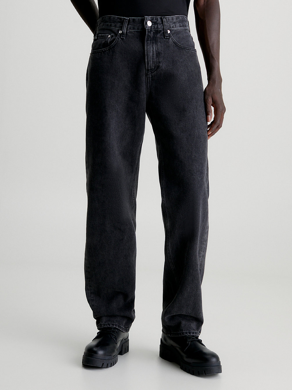 DENIM BLACK 90's Straight Jeans undefined men Calvin Klein