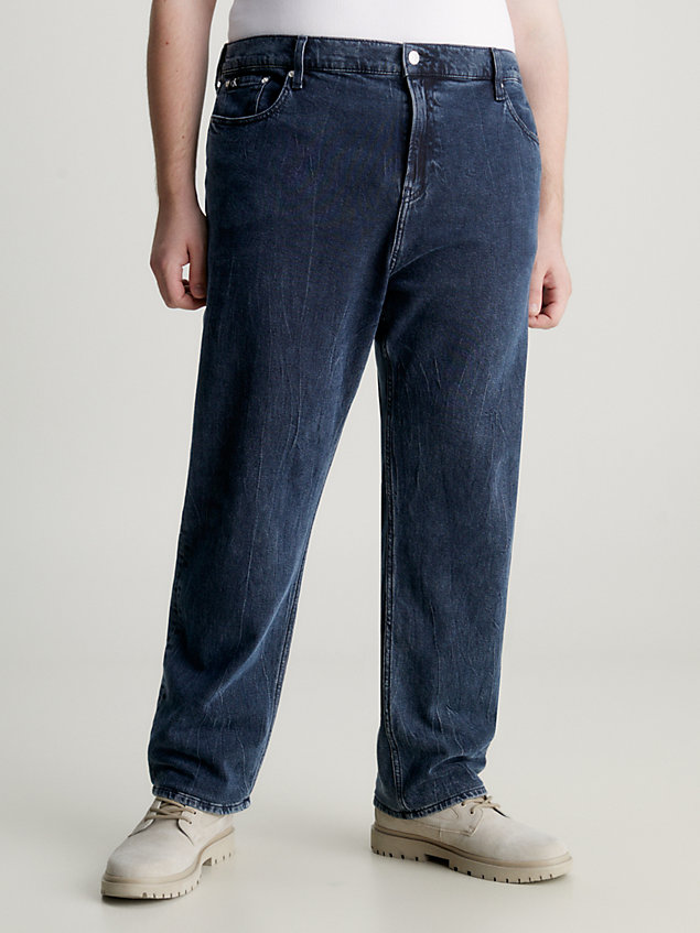 denim plus size tapered jeans for men calvin klein jeans