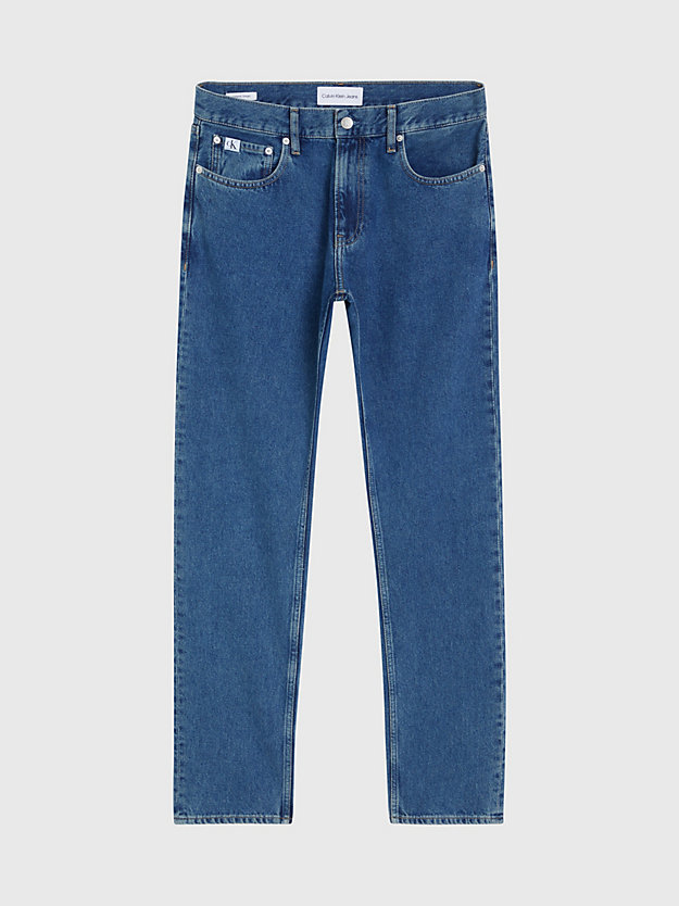 authentic straight jeans denim medium da uomo calvin klein jeans