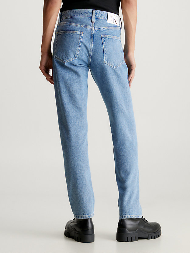 denim light authentic straight jeans for men calvin klein jeans