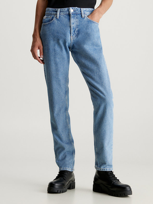 authentic straight jeans denim da uomini calvin klein jeans