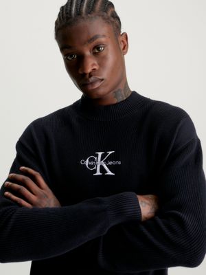 Calvin klein best sale jumper black