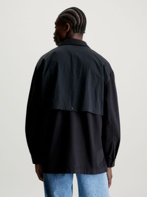 Calvin Klein Black Polyester Men's Jacket