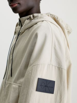 Nylon Twill Hooded Windbreaker Calvin Klein® | J30J324661PED